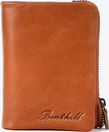 Benthill Wallet in Brown: front