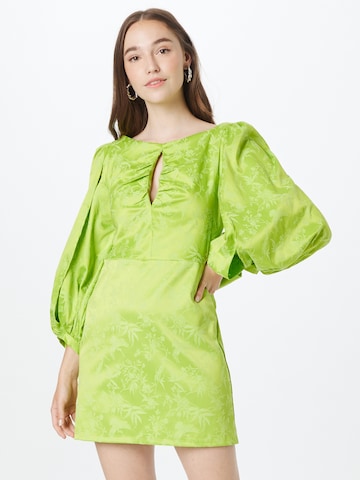 Laagam - Vestido 'Vogel' en verde: frente