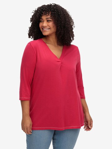 SHEEGO Blouse in Pink: front