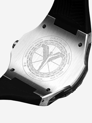 Carlo Colucci Analoog horloge in Zwart