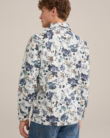 WE Fashion Regular fit Overhemd in Blauw