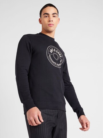 Felpa 'Lamer' di Only & Sons in nero: frontale