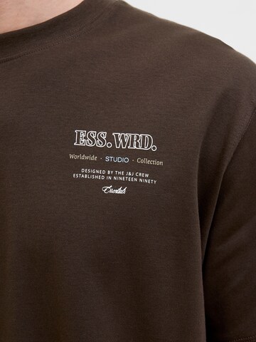 JACK & JONES Shirt 'JJEURBAN EDGE STUDIO' in Brown
