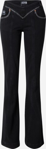 Versace Jeans Couture Расклешенный Джинсы 'Brittany' в Черный: спереди
