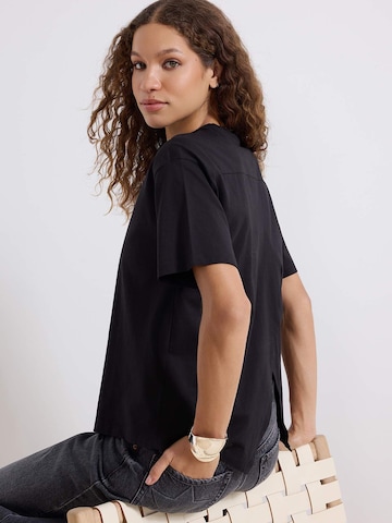 juoda Trendyol Marškinėliai