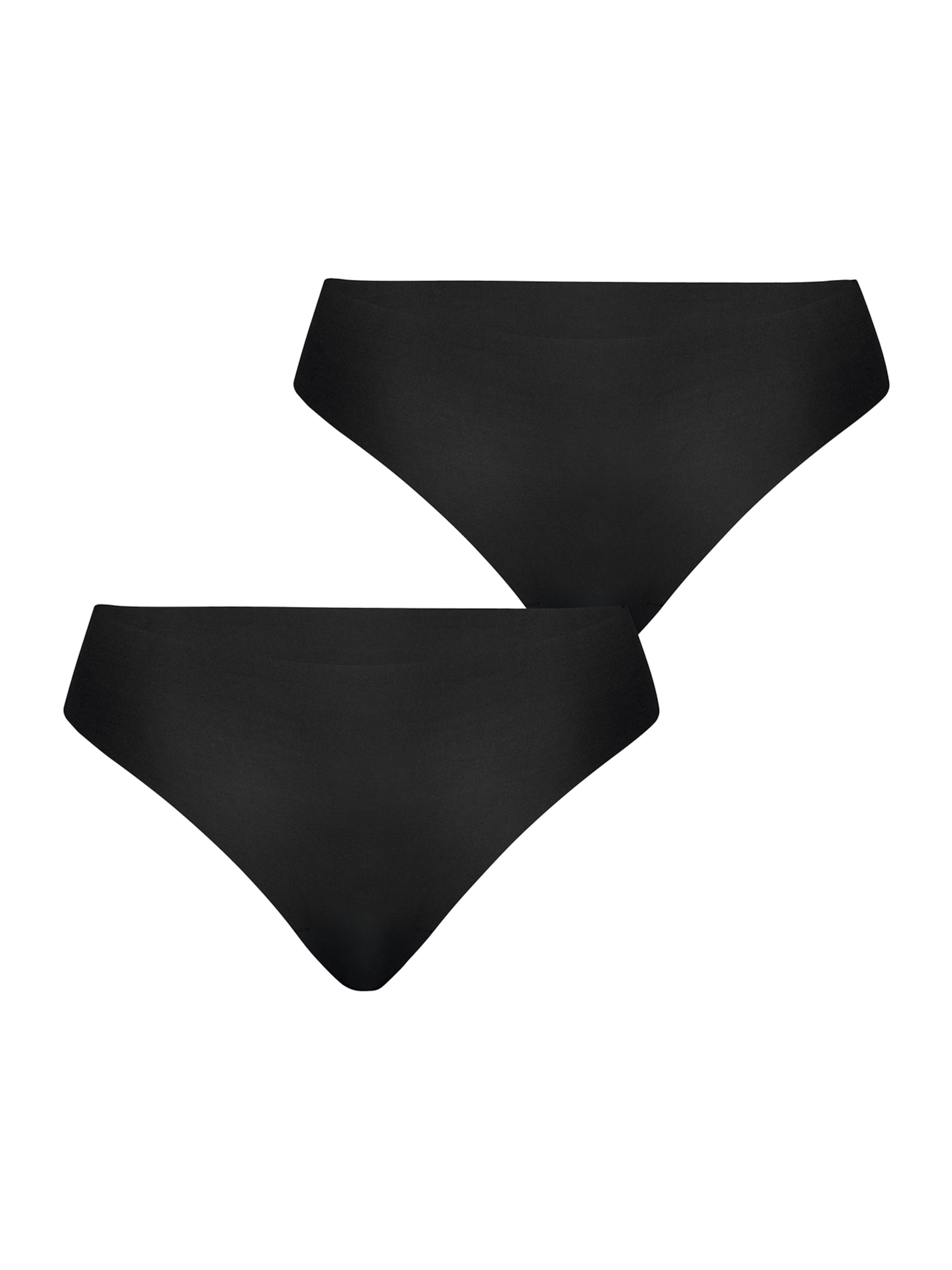 Nur Die Slip ' Invisible Seamless ' in Schwarz: Vorderseite