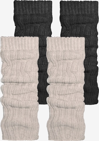 Manchettes normani en beige : devant