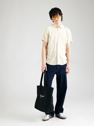 BLEND Regular fit Button Up Shirt 'BHACE' in Beige