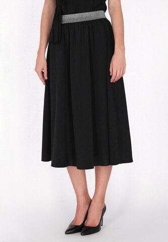 Jupe 'Classic Look' DreiMaster Klassik en noir : devant