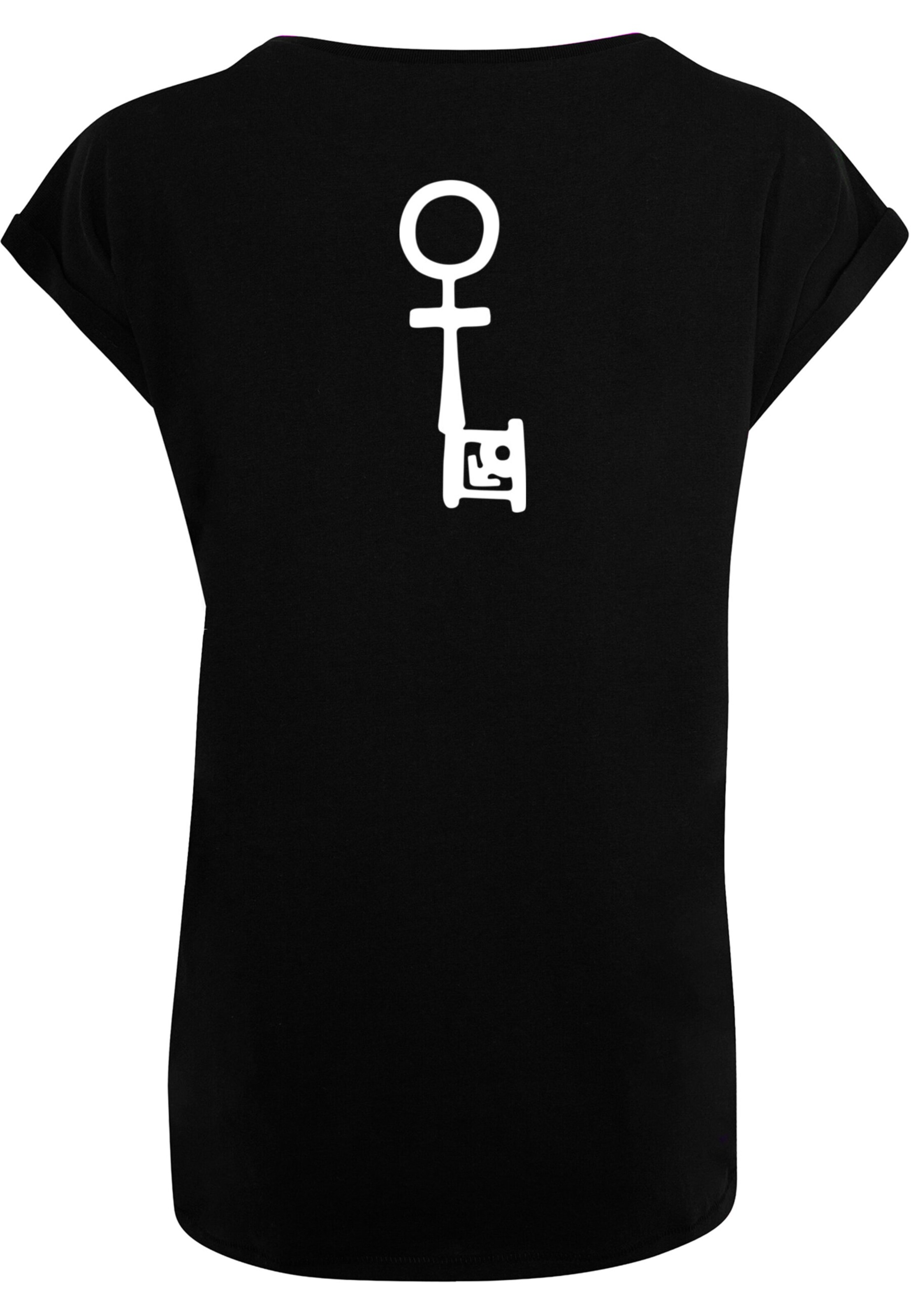 Merchcode T-Shirt 'Penthouse Key' in Schwarz