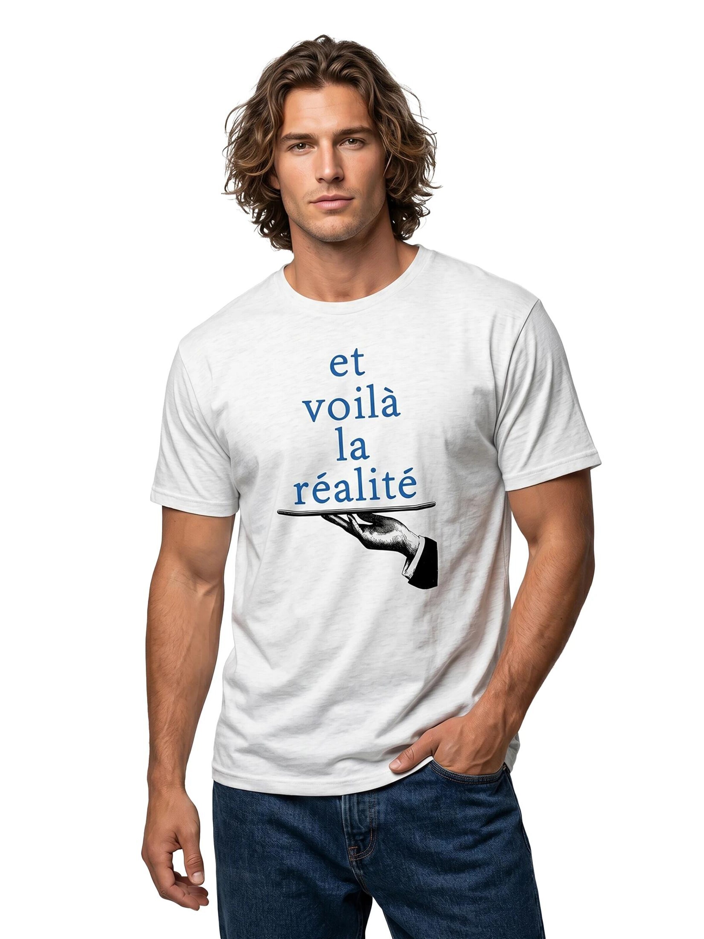 MAKAYA Shirt 'Et Voilà' in White