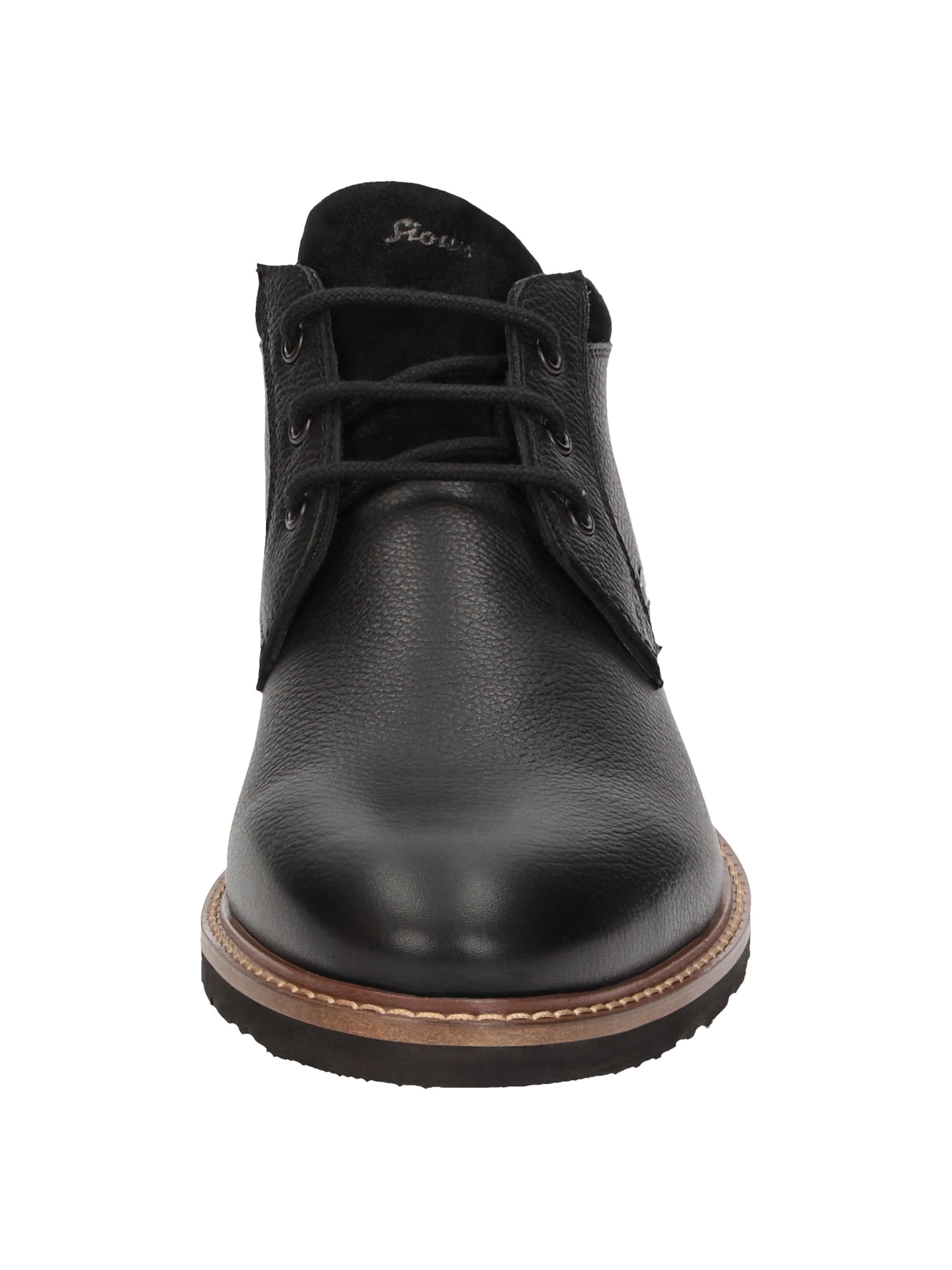 Bottines à lacets ' Rostolo-706-TEX ' SIOUX en noir