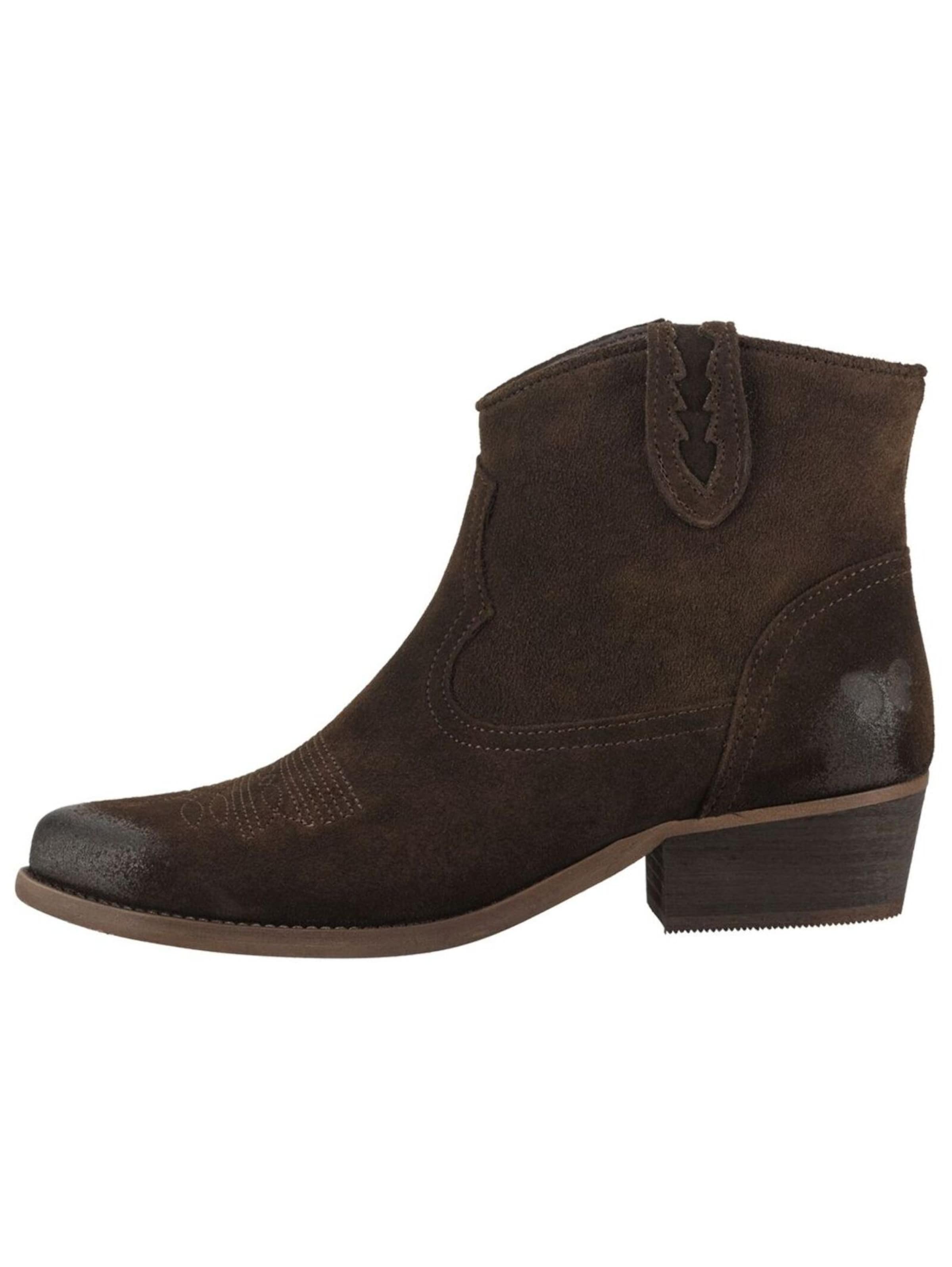 Felmini Wide Fit Booties in Brown