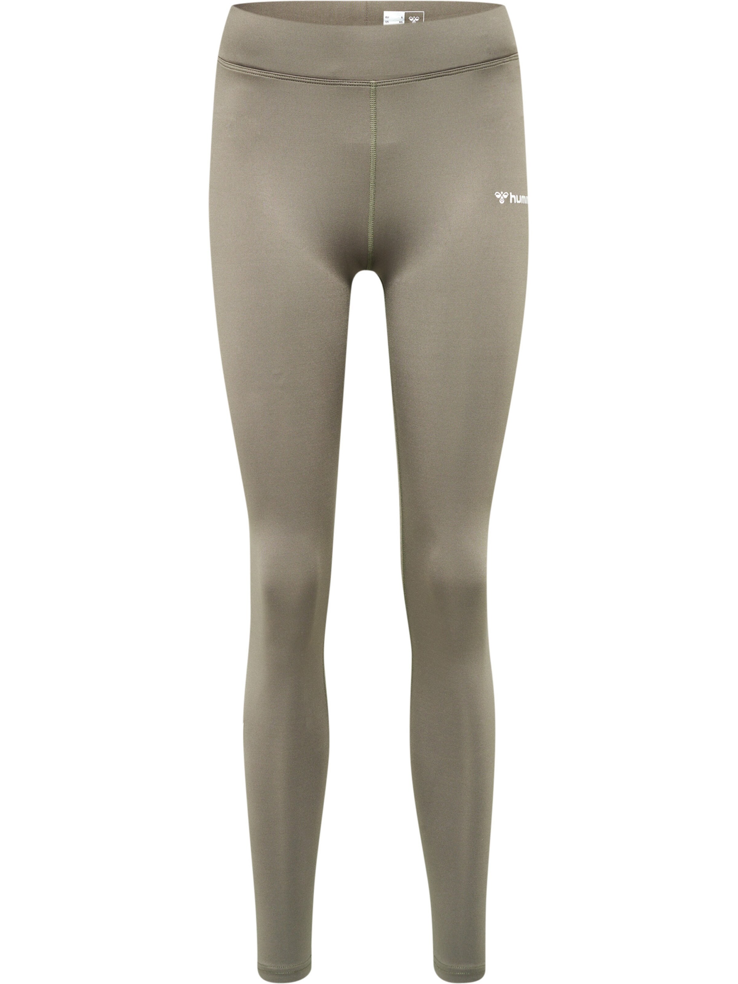 Skinny Pantalon de sport Hummel en gris : devant