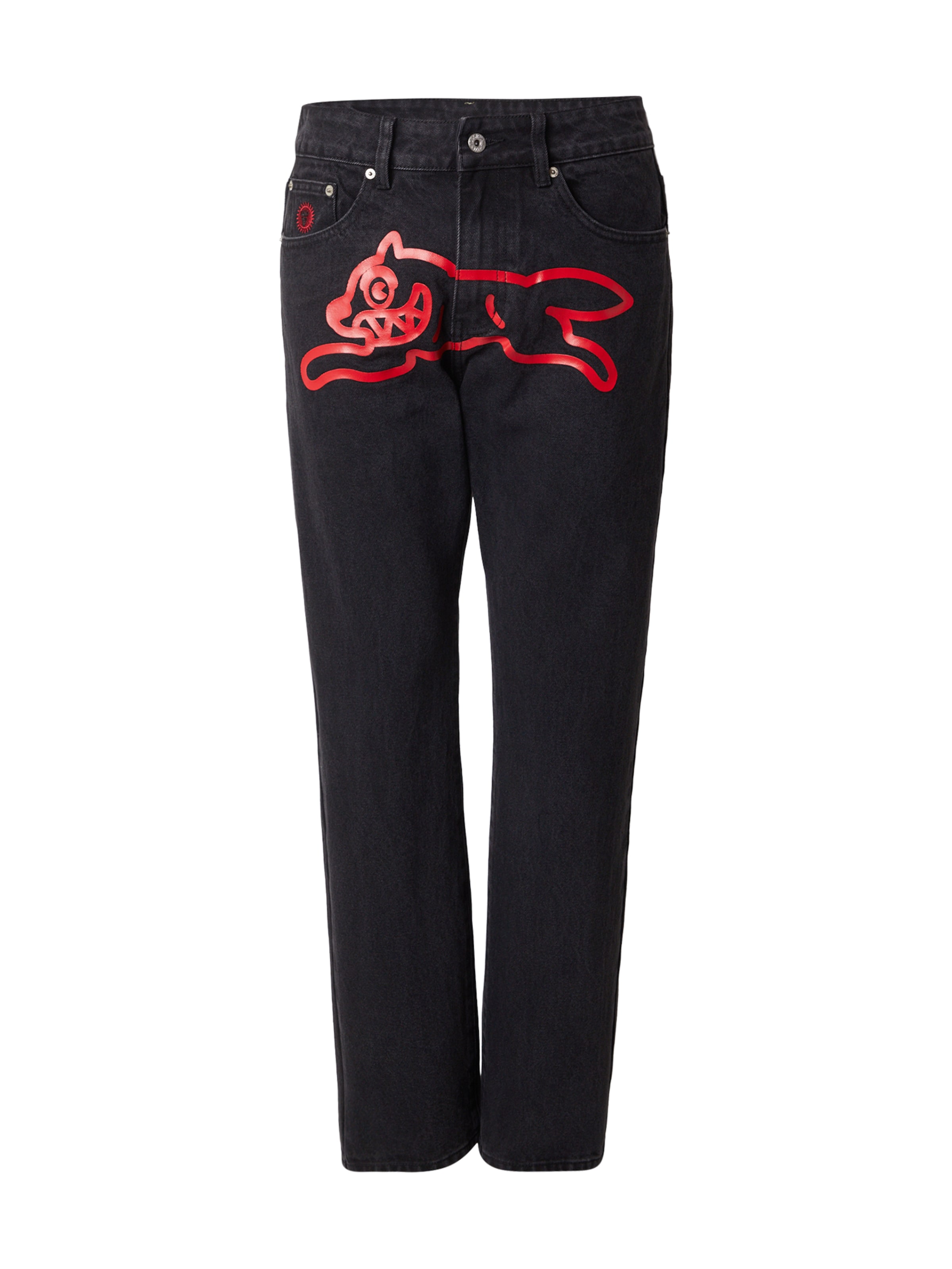 Billionaire Boys Club Loosefit Jeans in Schwarz: Vorderseite