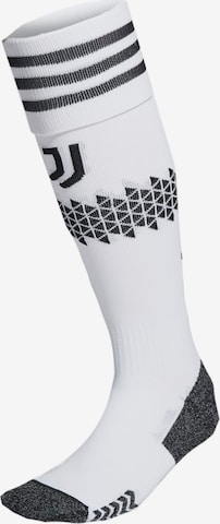 ADIDAS PERFORMANCE Soccer Socks 'Juventus Turin' in White: front