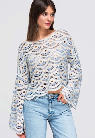 Ombre Blouse in Gemengde kleuren