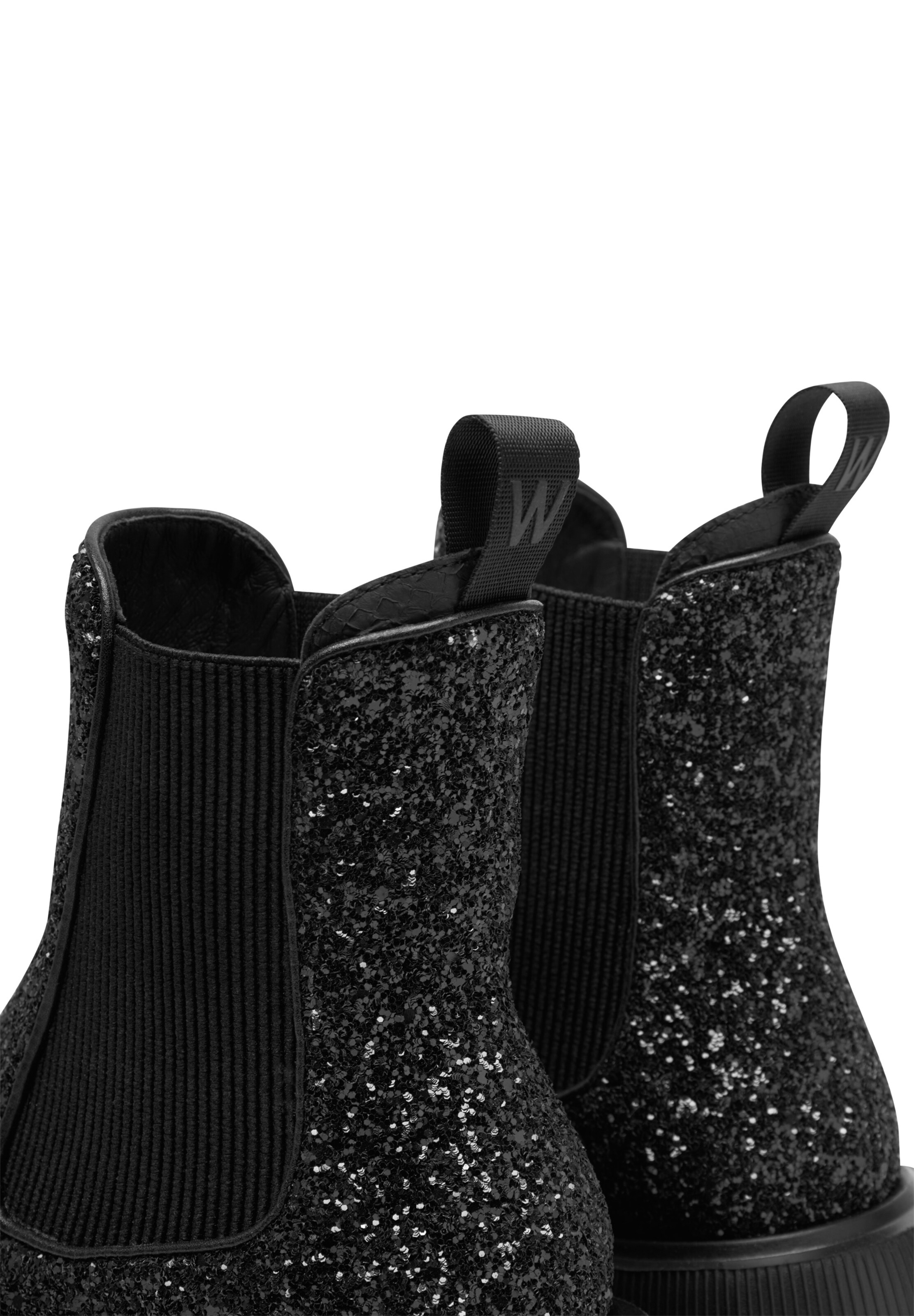 WODEN Boots 'Aya Glitter' in Black