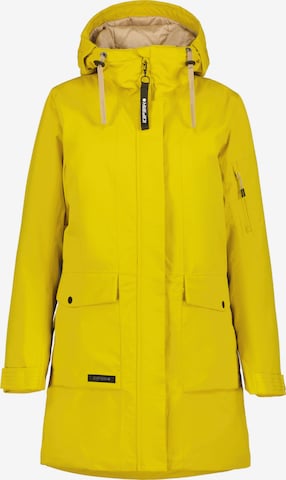 ICEPEAK Outdoorjacke 'Alpena' in Gelb: Vorderseite