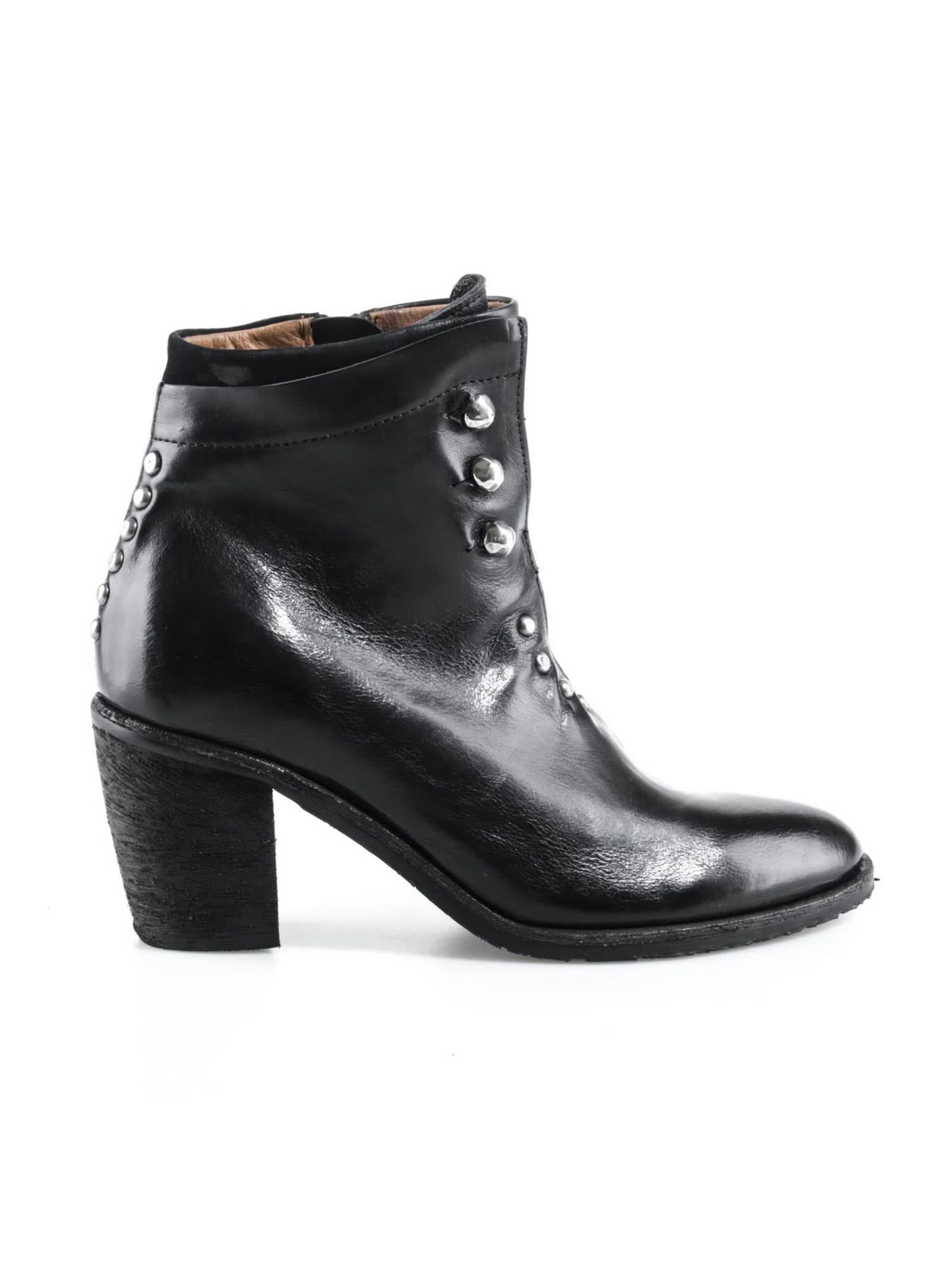 A.S.98 Ankelboots 'Rayne' i svart: framsida