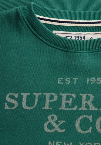 Sweat-shirt Superdry & Co en vert