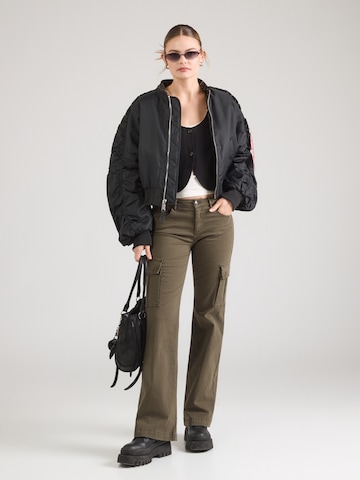 Tally Weijl Regular Cargojeans in Grün