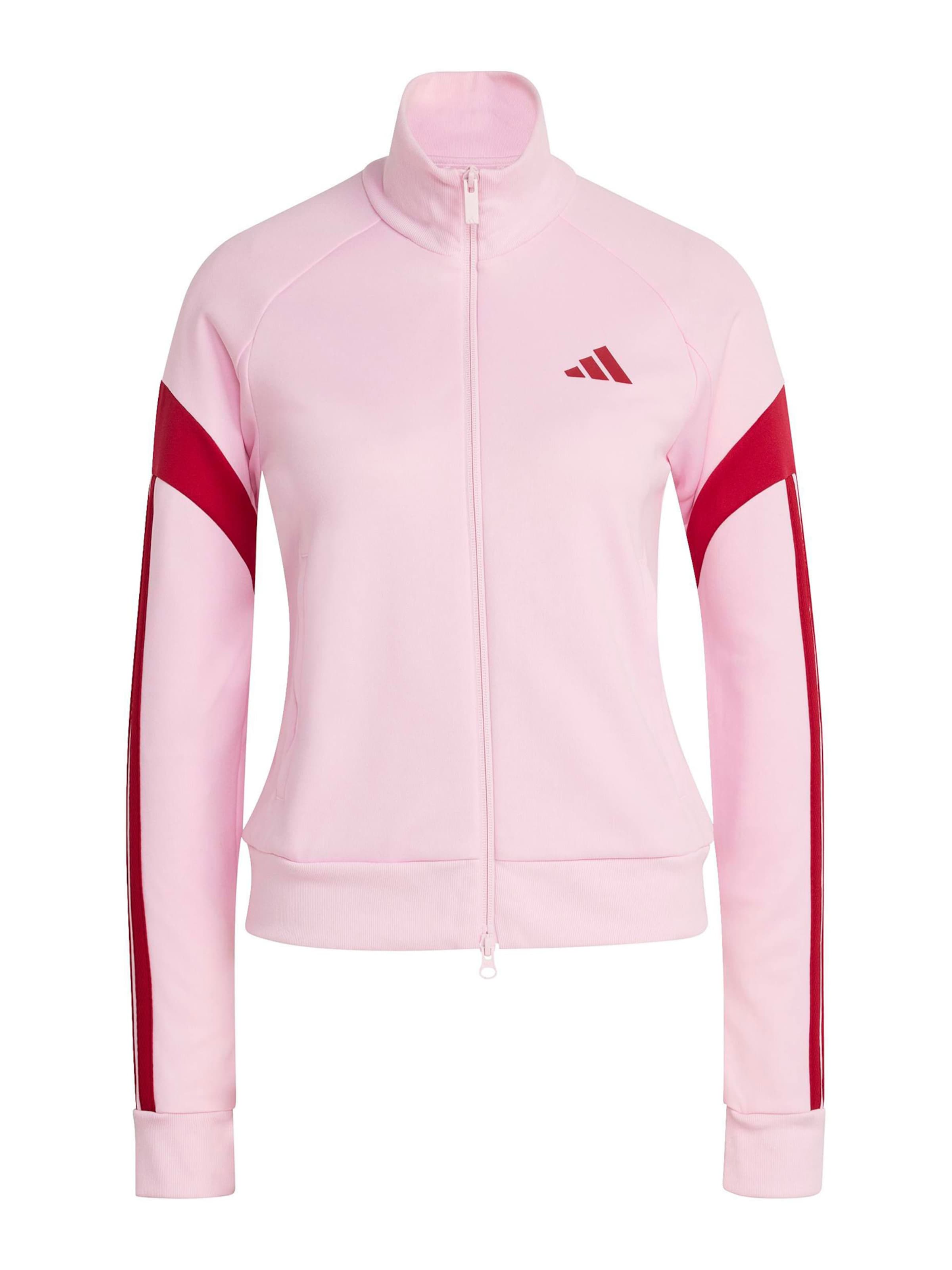 Giacca di felpa sportiva 'HER' di ADIDAS SPORTSWEAR in rosa: frontale