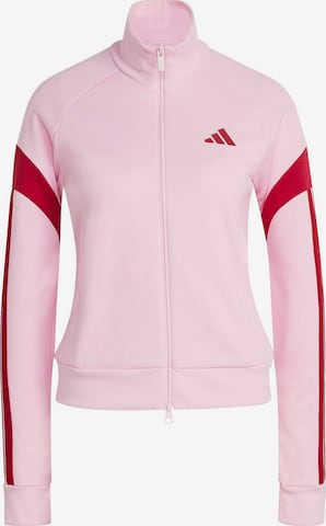 Giacca di felpa sportiva 'HER' di ADIDAS SPORTSWEAR in rosa: frontale