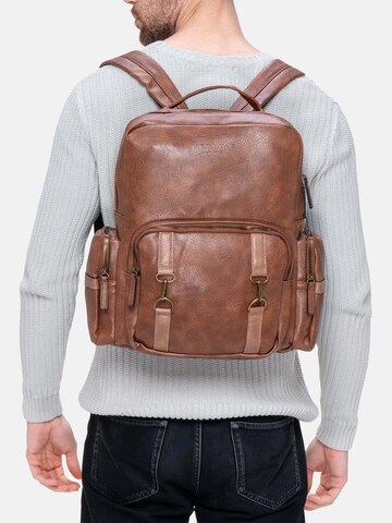 Herling Rucksack 'Vesper' in Braun