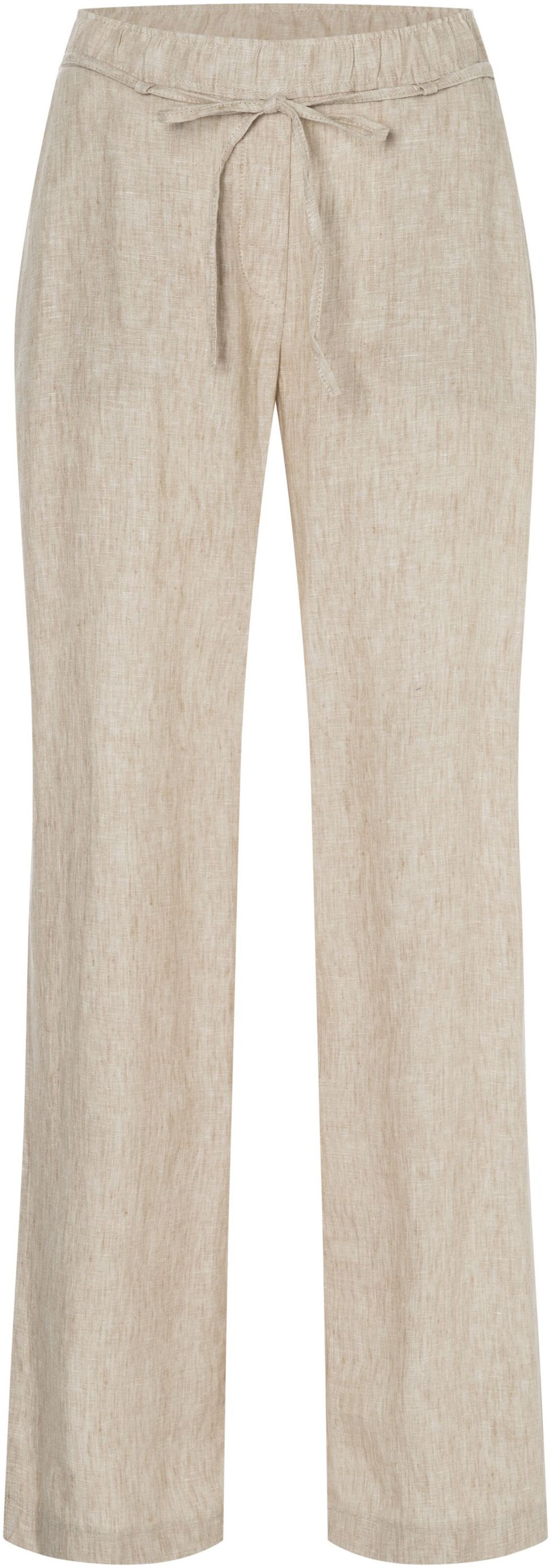 MAC Wide Leg Hose in Beige: Vorderseite