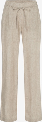 MAC Wide Leg Hose in Beige: Vorderseite
