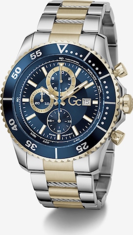 Montre à affichage analogique 'SpeedRacer' Gc en argent : devant