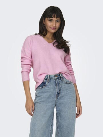 ONLY Pullover 'ONLCamilla' in Pink: Vorderseite