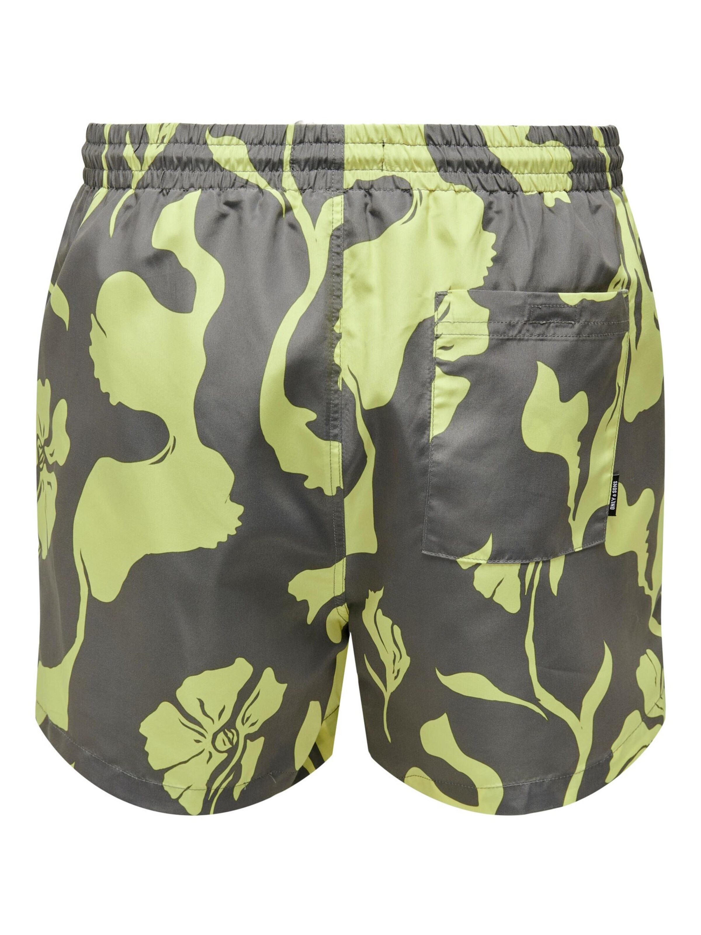 Pantaloncini da bagno 'Ted Life' di Only & Sons in grigio