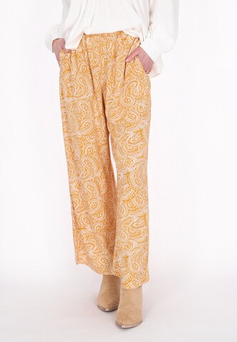 usha FESTIVAL Wide leg Broek in Wit: voorkant