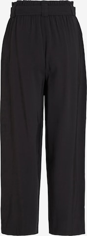 VILA Wide leg Pleat-Front Pants 'Karen' in Black