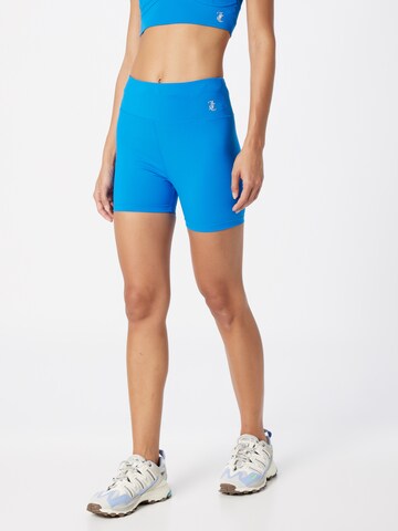 Juicy Couture Sport Skinny Workout Pants 'LIZA' in Blue: front