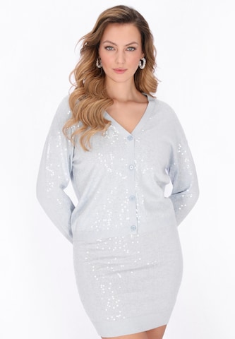 faina - Cárdigan en azul: frente