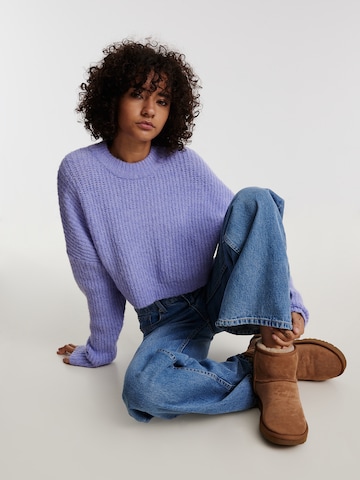 EDITED Sweater 'Yella' in Purple