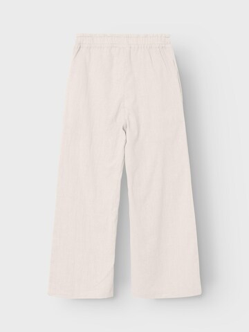 NAME IT Wide leg Pants 'Falinnen' in Beige