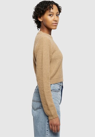 Urban Classics Sweater 'Waffles' in Beige