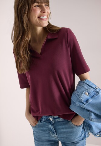 CECIL Poloshirt in Rot: Vorderseite