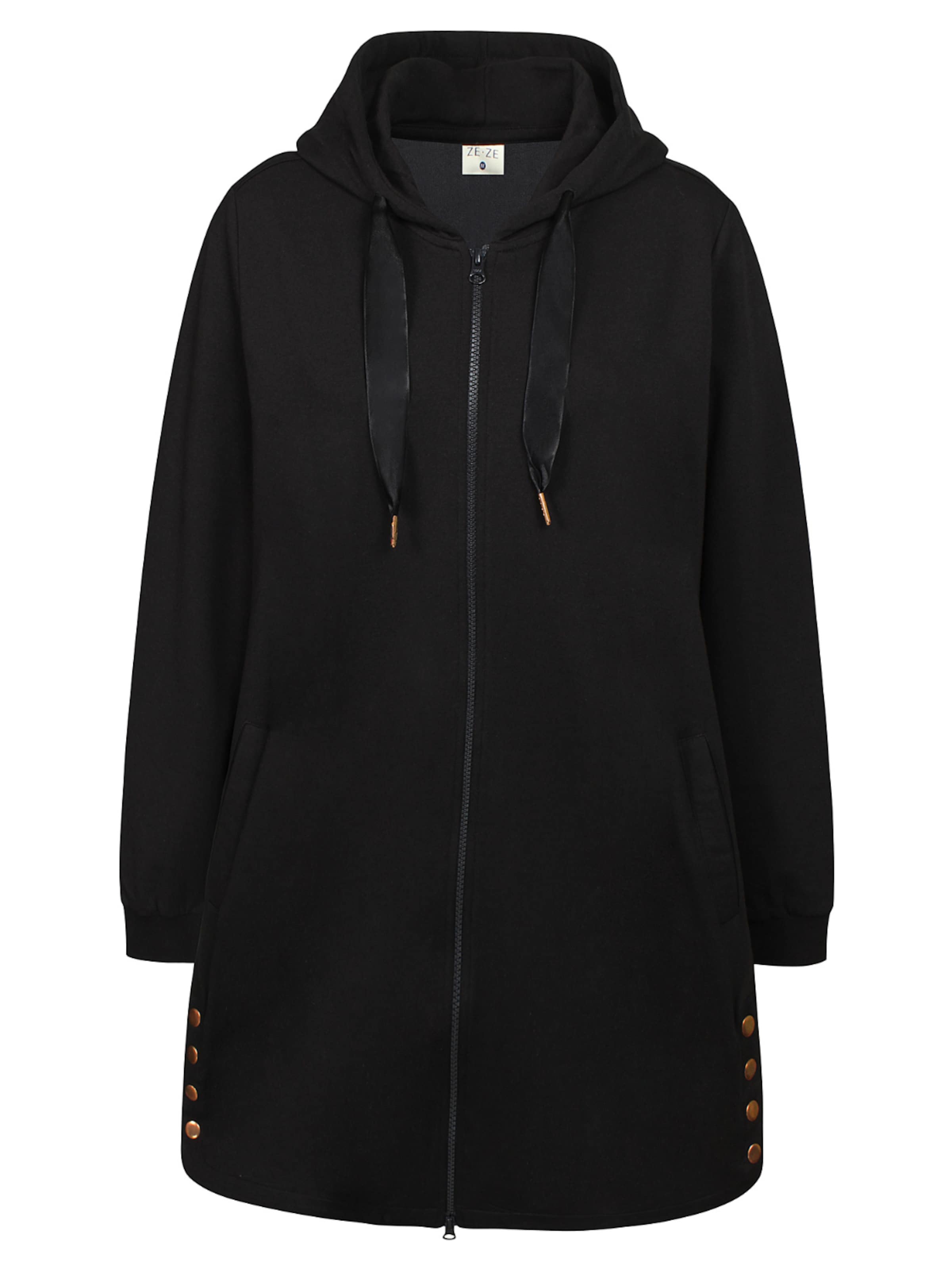 ze-ze Sweatshirt 'Elsa 6' i sort: forside