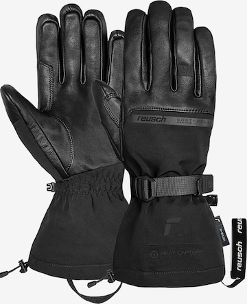 REUSCH Fingerhandschuhe 'Duality R-WOOL' in Schwarz: Vorderseite