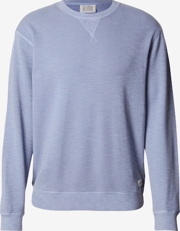 SCOTCH & SODA Collegepaita 'GARMENTDYED' värissä sininen: etupuoli