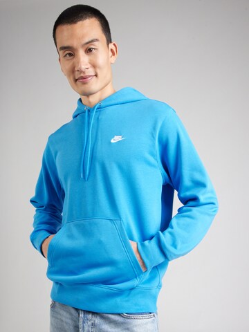 Nike Sportswear Sweatshirt 'Club Fleece' i blå: forside