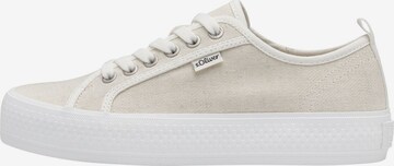 s.Oliver Sneakers laag in Beige