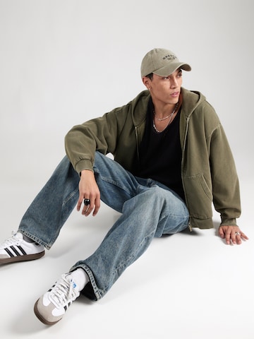 WEEKDAY Ζακέτα φούτερ σε πράσινο