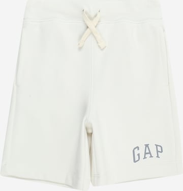 GAP Trousers in White: front