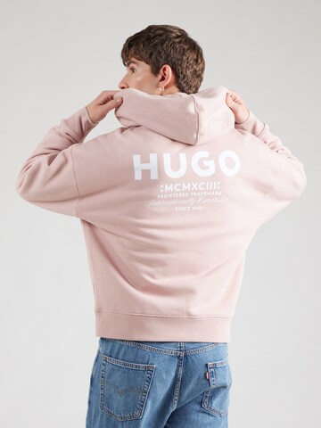 HUGO Sweatshirt 'Nazardo' i pink: forside